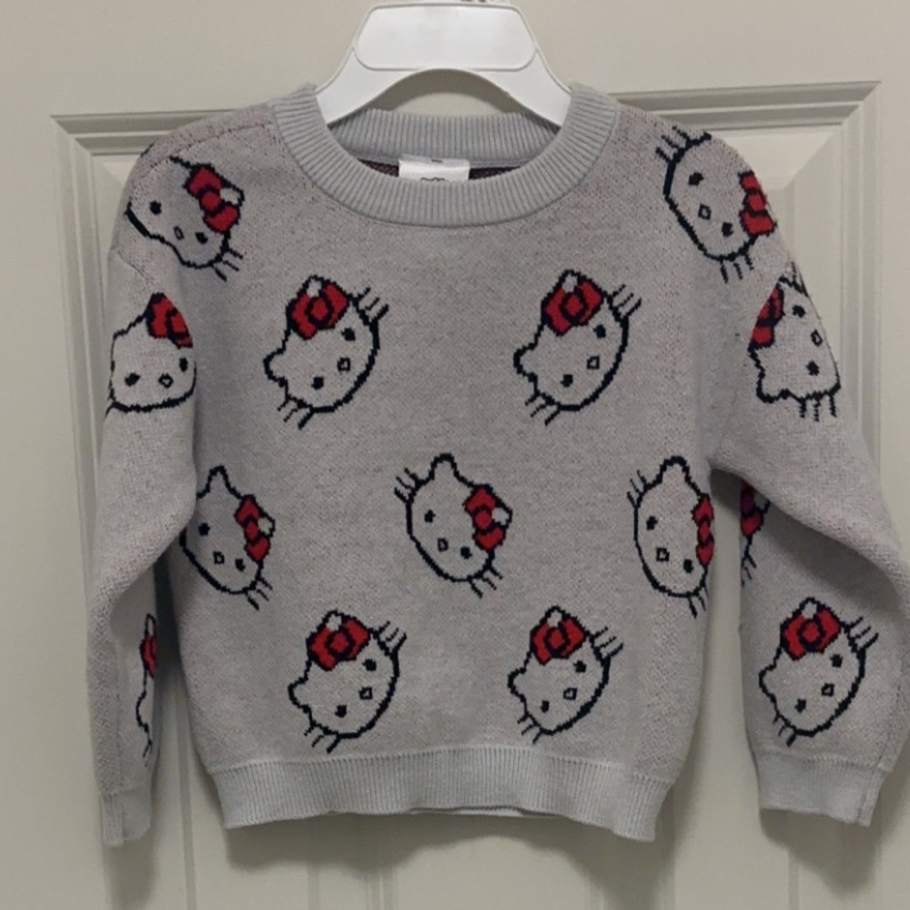 HELLO KITTY TODDLER GIRLS 2 PIECE SWEATER + SKIRT SET SIZE: 2t NWT - Picture 2 of 3